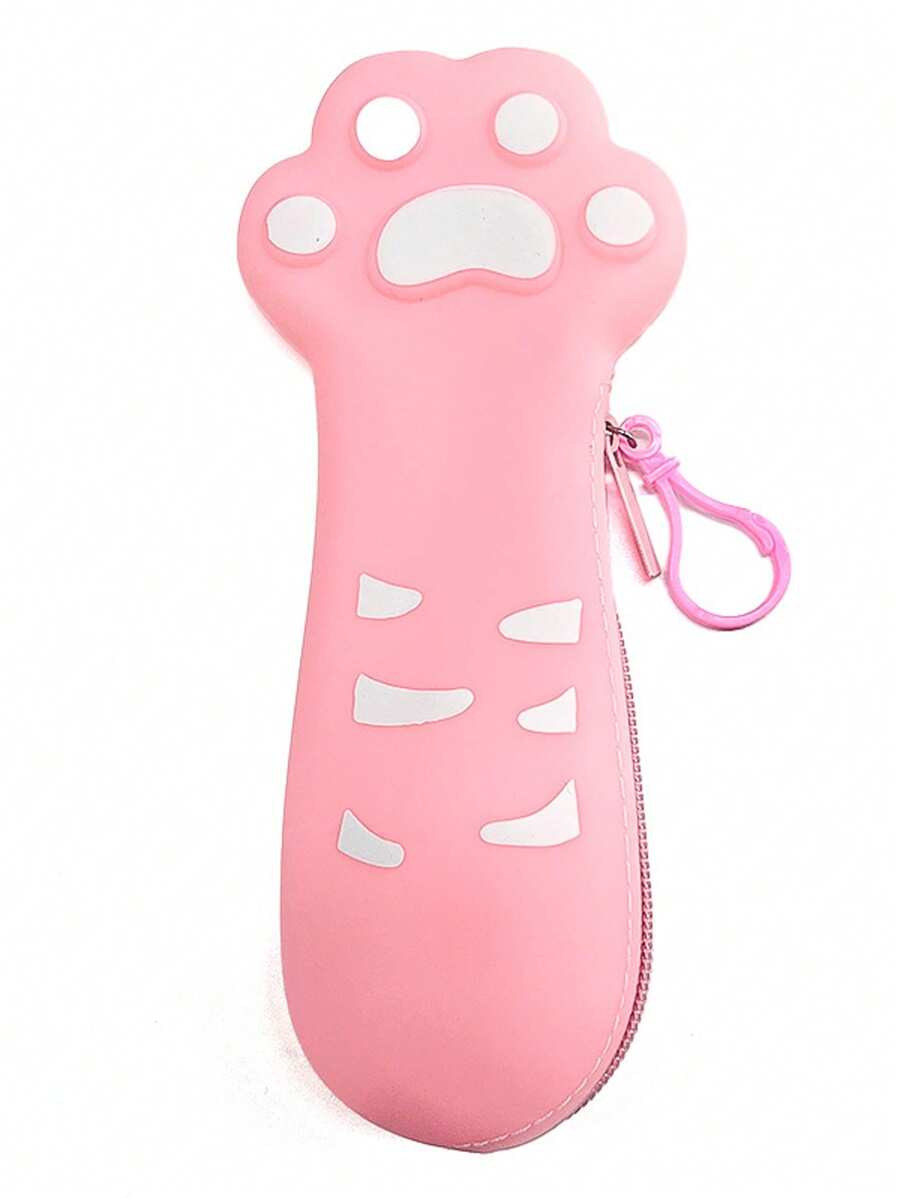 Ledun Silicone Cat Claw Pencil Case School Supplies Pencil Case Good Things Stationery Case Primary School Students Stationery Bag Creative Stationery, Pencil Pouch, School Bag, School Supplies, Back To School