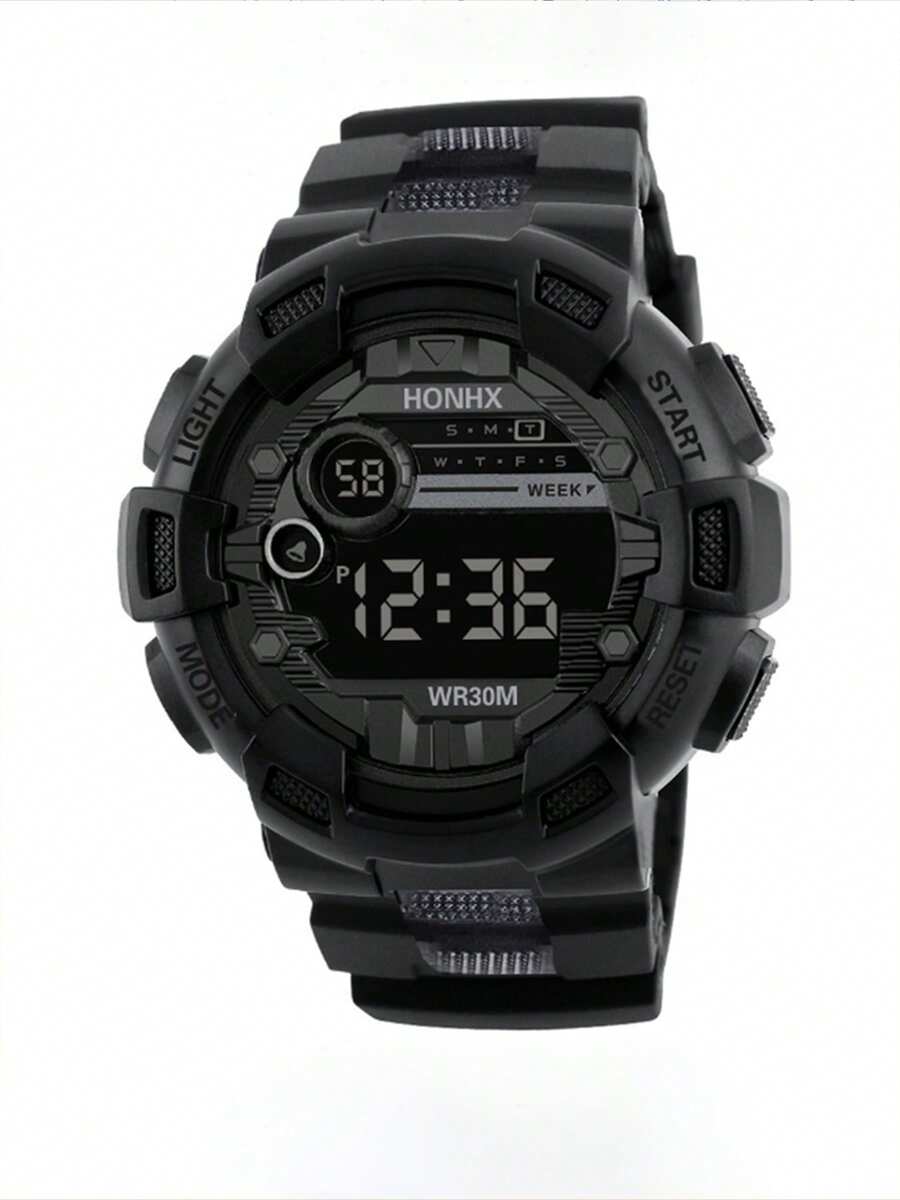 1 pieza/set Reloj infantil de silicona multifunción LED, adecuado para uso diario, cumpleaños, graduación y otros regalos para niños