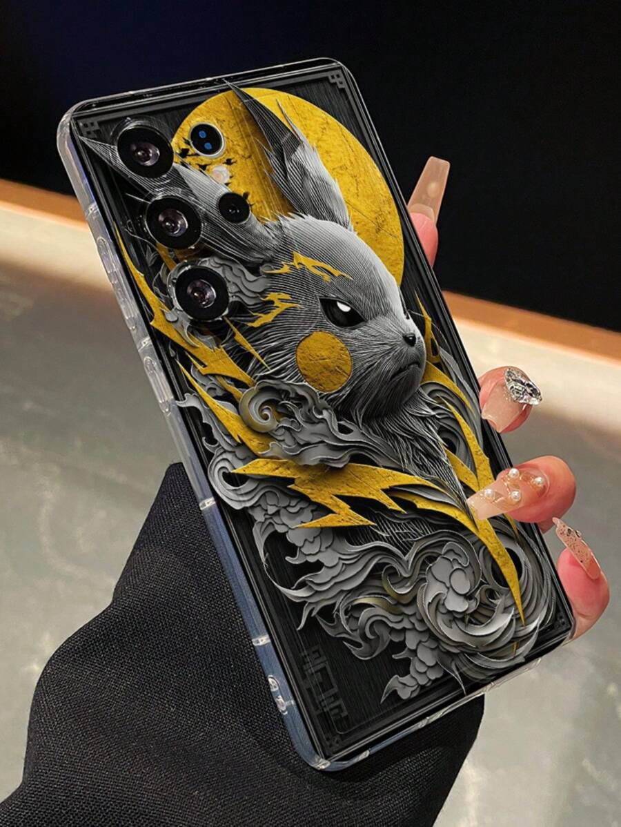 pokemon 1 pieza Funda de teléfono blanda con diseño de dibujos animados de la serie Pokemon, adecuada para Galaxy S22/S23/S24 Ultra, 13/14/15/16 Pro, cubierta protectora anti-caídas, caso blando hecho a mano y creativo, gran regalo para la novia en días festivos