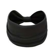 Wide-brimmed Black Headscarf