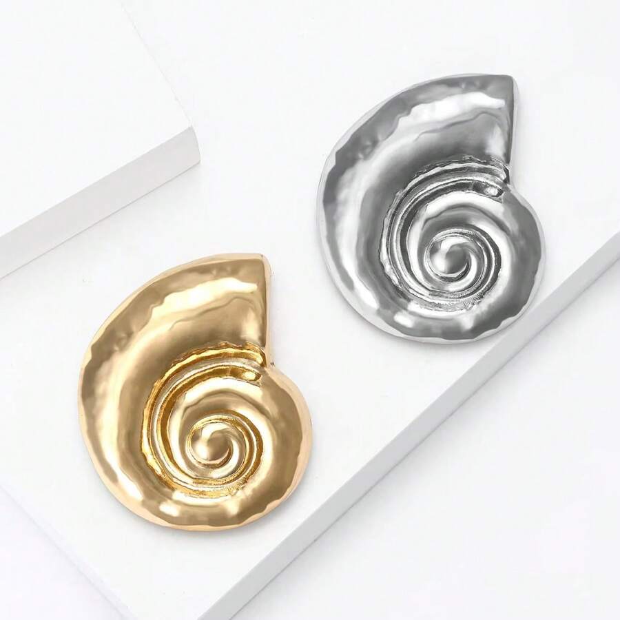 Broche de caracol brillante de moda para mujer, alfiler con diseño de insecto, adecuado para usar con vestido, traje, sombrero, zapatos, bufanda con flor, para banquetes, bodas, vacaciones de verano, joyería