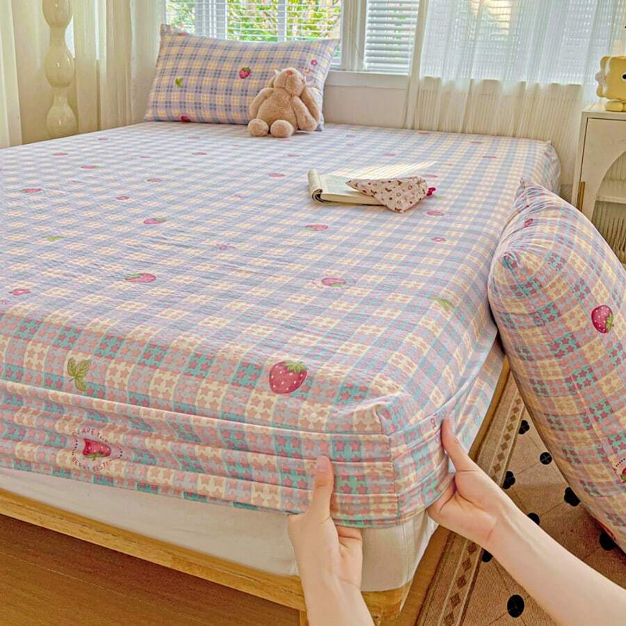 2025 New Cloud-Like Jacquard Double-Layer Printed Bedsheet Set