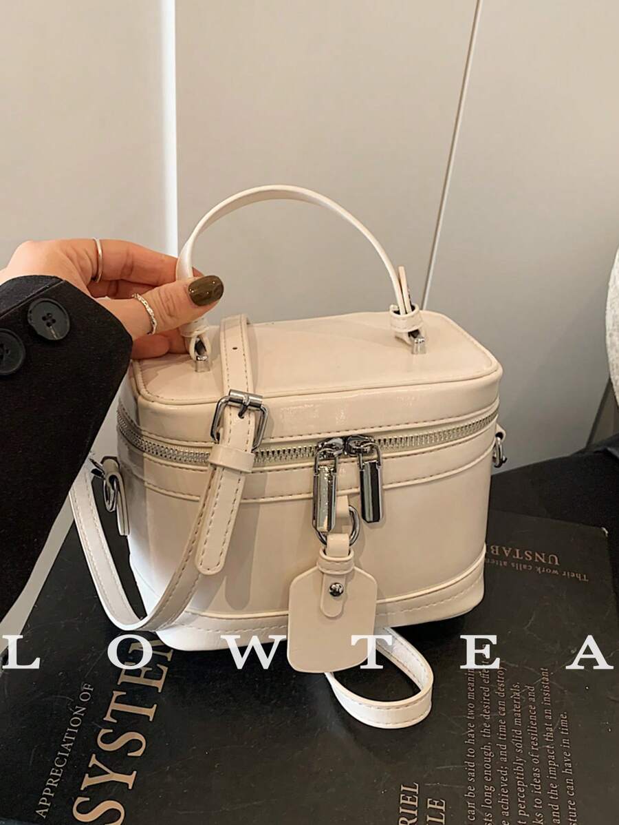low tea Fashion New Mini Full-Grain Texture Women Handbag Shoulder Bag Satchel Classic Box Bag