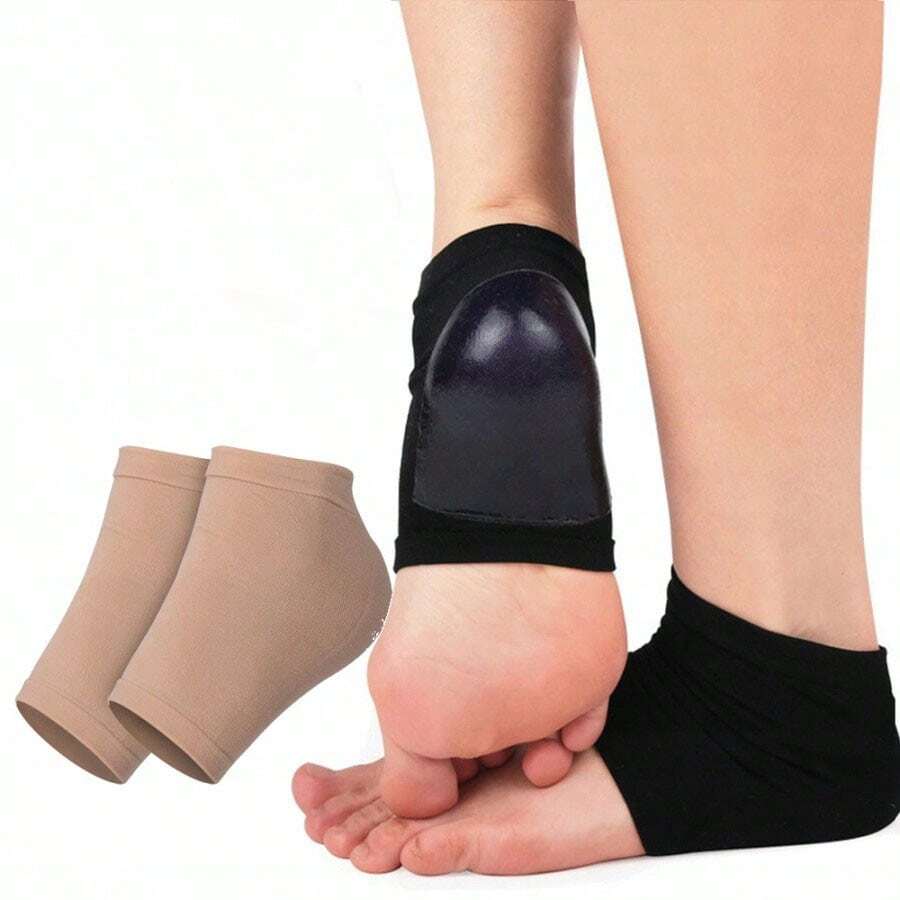 1 Paar unsichtbare Gel Anti-Reibungs-Fersenprotektoren für Männer und Frauen, geeignet für Fitness und Radfahren