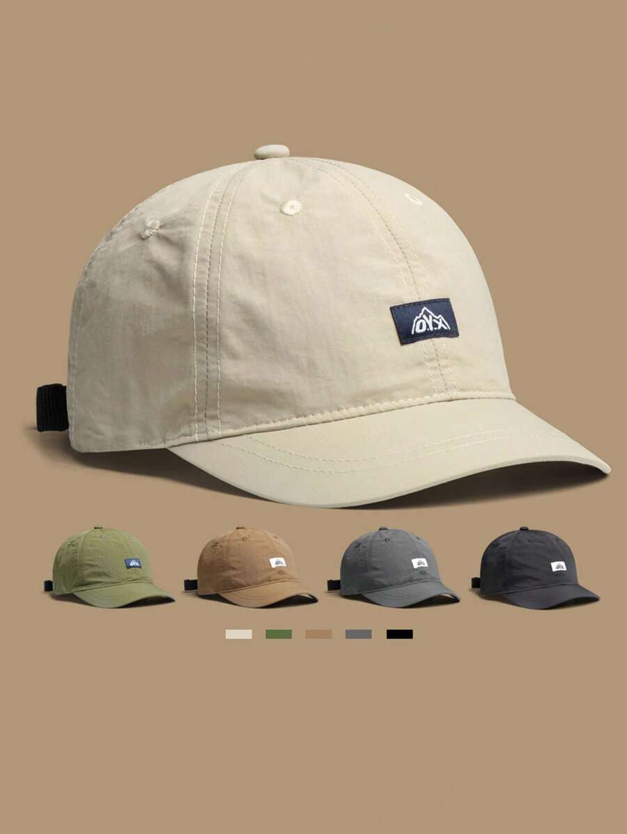Suitable For Men And Women, Quick Drying Retro Short Brimmed Baseball Cap