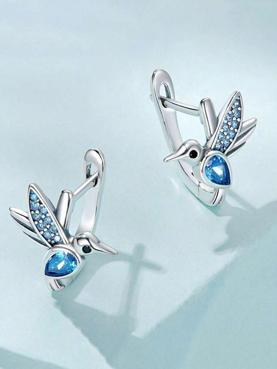 1 par de lindos brincos de zircônia cúbica para mulheres, para casamento, noivado, aniversário, festa, joia, presente de dia dos namorados