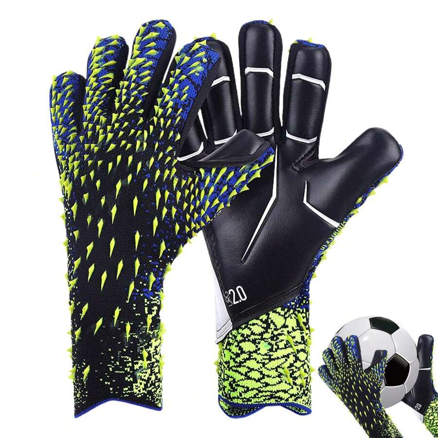 Gants de gardien de but de football Super Grip pour jeunes et adultes, gants de gardien de but haute performance, gants de football respirants