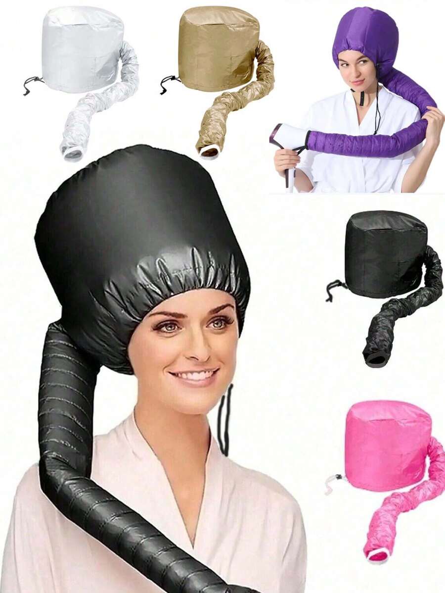 1pc Hair Dryer Cap, Head Type Drying Cap, Home Hair Dryer Blow Drying Cap, Heat Cap For Hairstyling, Perming And Oil Treatment