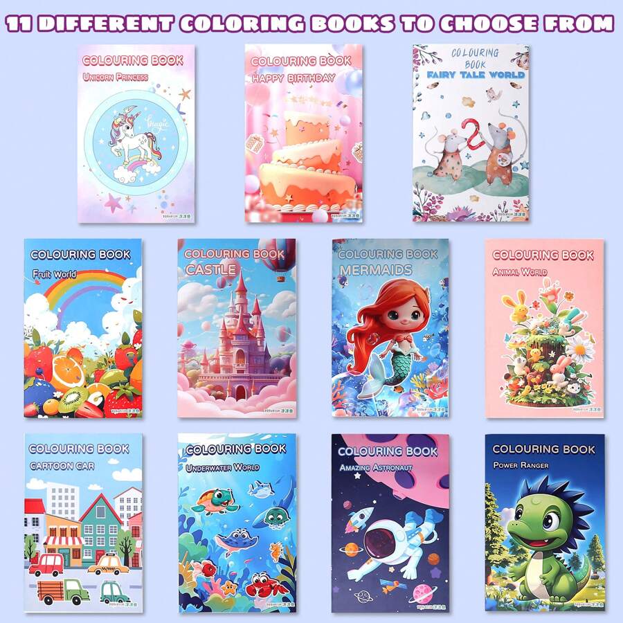 Relaxation And Stress Relief Coloring Book, Containing Various Cartoon Patterns, Exploring The Beautiful World, Using Safe And Paper, The Pattern Is Exhaust And The Lines Are Clear, Coloring Book, Back To School, School Supplies, Children's Birthday Gift, Relaxation Gift