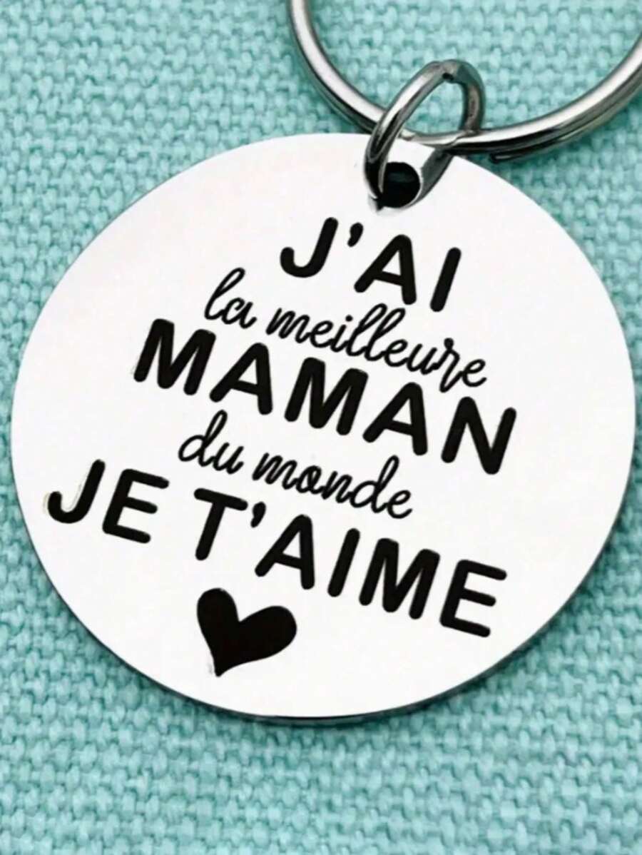 1pc Spanish Mother's Day Gift For Mom Thanksgiving Gift For Mom's Birthday Women's Day Gift Keychain Valentine's Day Car Accessories Bag Charm School