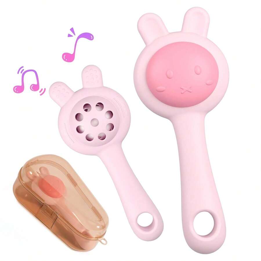 1 Packung Baby Silikon Zahnen Spielzeug, Tier Baby Zahnen Spielzeug, geeignet für 3 6 9 Monate, lindert schmerzende Babyposten, Baby Kau Spielzeug Geschenk