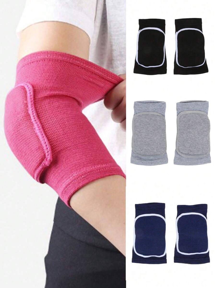 Protección de codo de esponja para deportes y danza, protección contra caídas y choques, protección cálida para el brazo, entrenamiento con presión, protección de codo gruesa