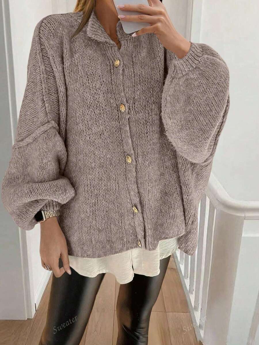 Cárdigan de punto holgado para mujer, adecuado para uso casual, de negocios, vacaciones y temporada de graduación, nuevas llegadas de verano y otoño. Nota: La talla es talla grande grande, se sugiere pedir una talla menos.
