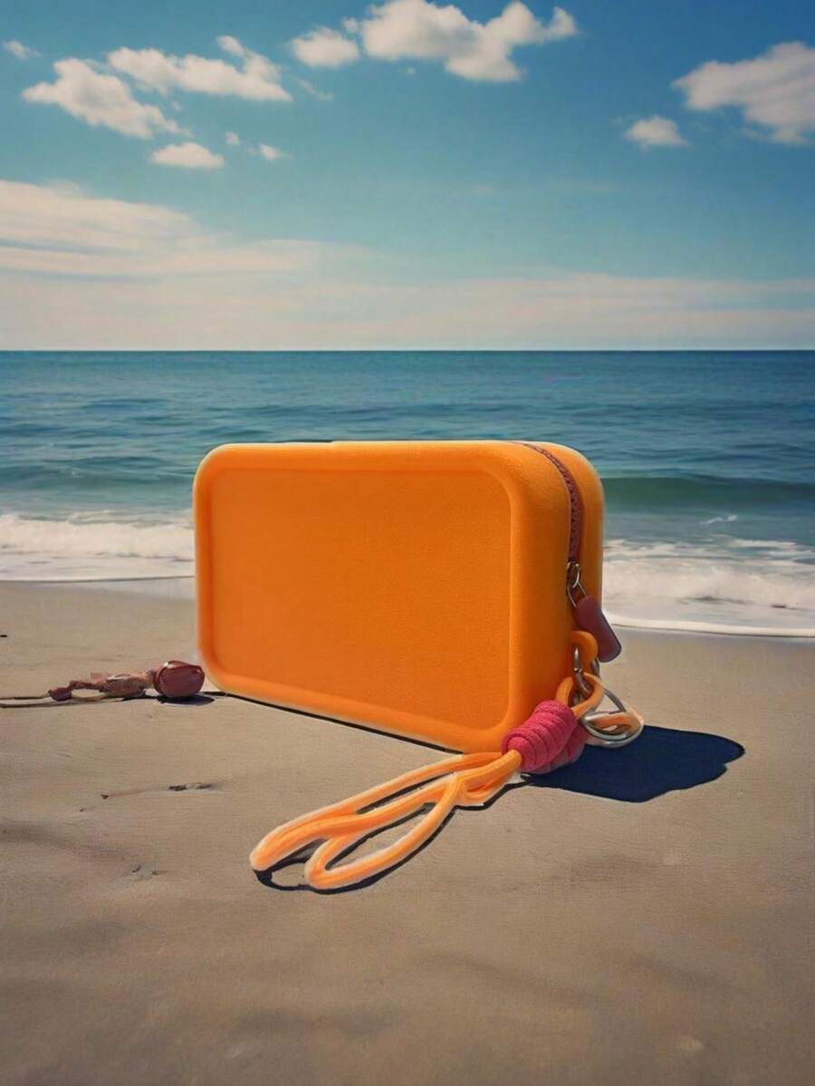 Nuevo neceser de silicona de gran capacidad, portátil, impermeable para viajes. Ideal para almacenar joyas, maquillaje, resistente a la presión y no deformable. También se puede usar como portapassaporte, cartera. Apropiado para salidas, hogar. Gran regalo para amigos, compañeros de clase, madres, novias.