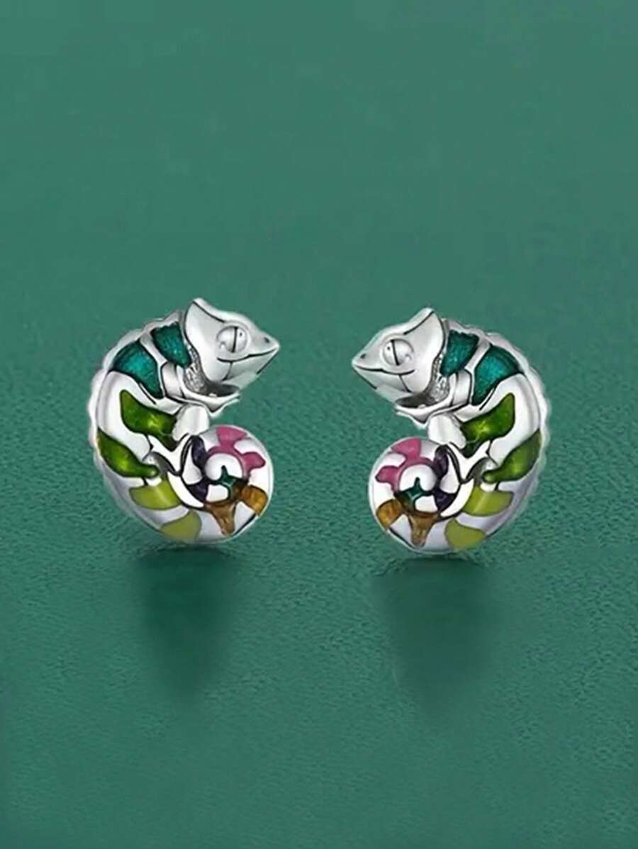 1 par de pendientes de aro elegantes para mujer, regalo para el Día de la Madre, joyería para fiestas