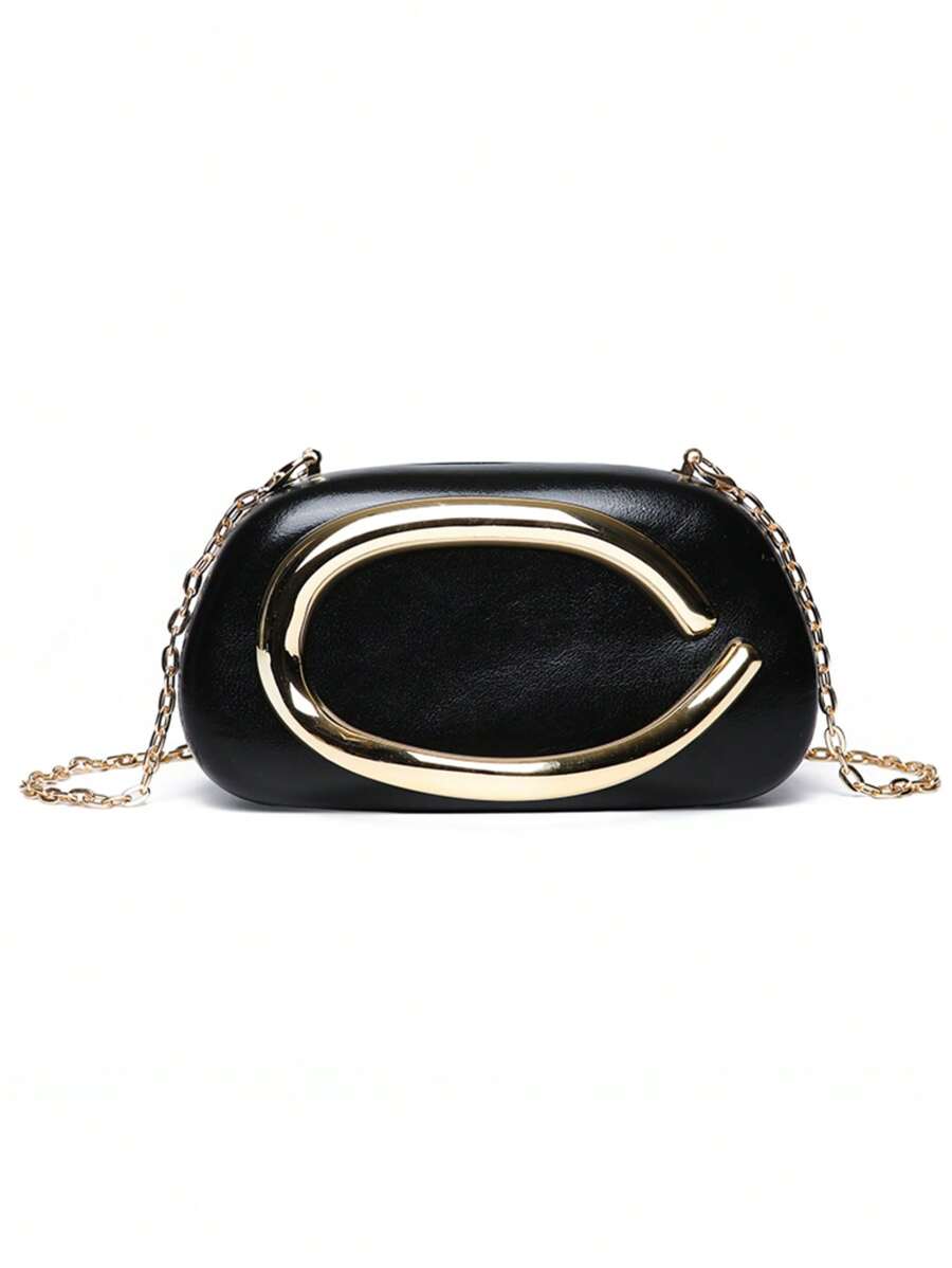 Fashionable, Elegant, Simple, Personalized, Versatile, Classic Women's Shoulder/Crossbody Bag, Suitable For Street, Date, Cocktail Party, Commute, Office