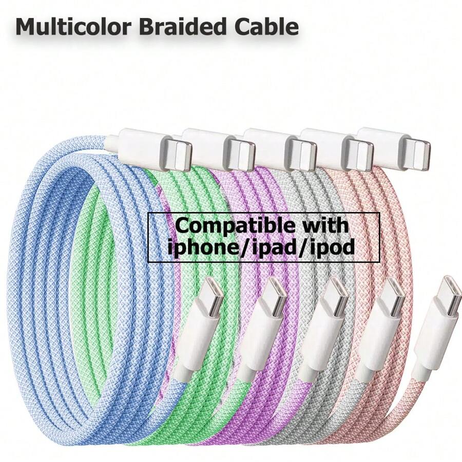 XASMA 1/3 piezas Cable de carga y transferencia de datos trenzado de nailon USB C a Lightning, compatible con iPhone 7/8/X/XR/XS/SE/11/12/13, compatible con iPhone 14 Pro Max, 14 Pro, 14 Plus, 13 Pro Max, 13 Pro, 13, 12 Pro, 12, 11, XS, XR, 8 Plus, 8, 7, 6, 5, SE, compatible con cargador de iPad