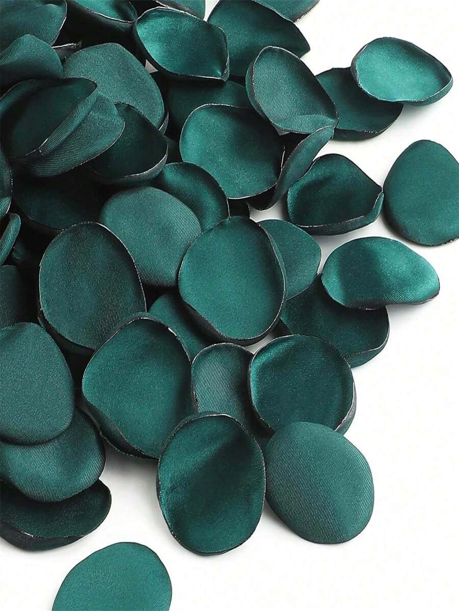 50/100/300/500/1000pcs Silk Rose Petals Wedding Petals White Petals Fake Rose Petals Artificial Flower Petals Proposal Basket Aisle Bridal Shower Table Decoration