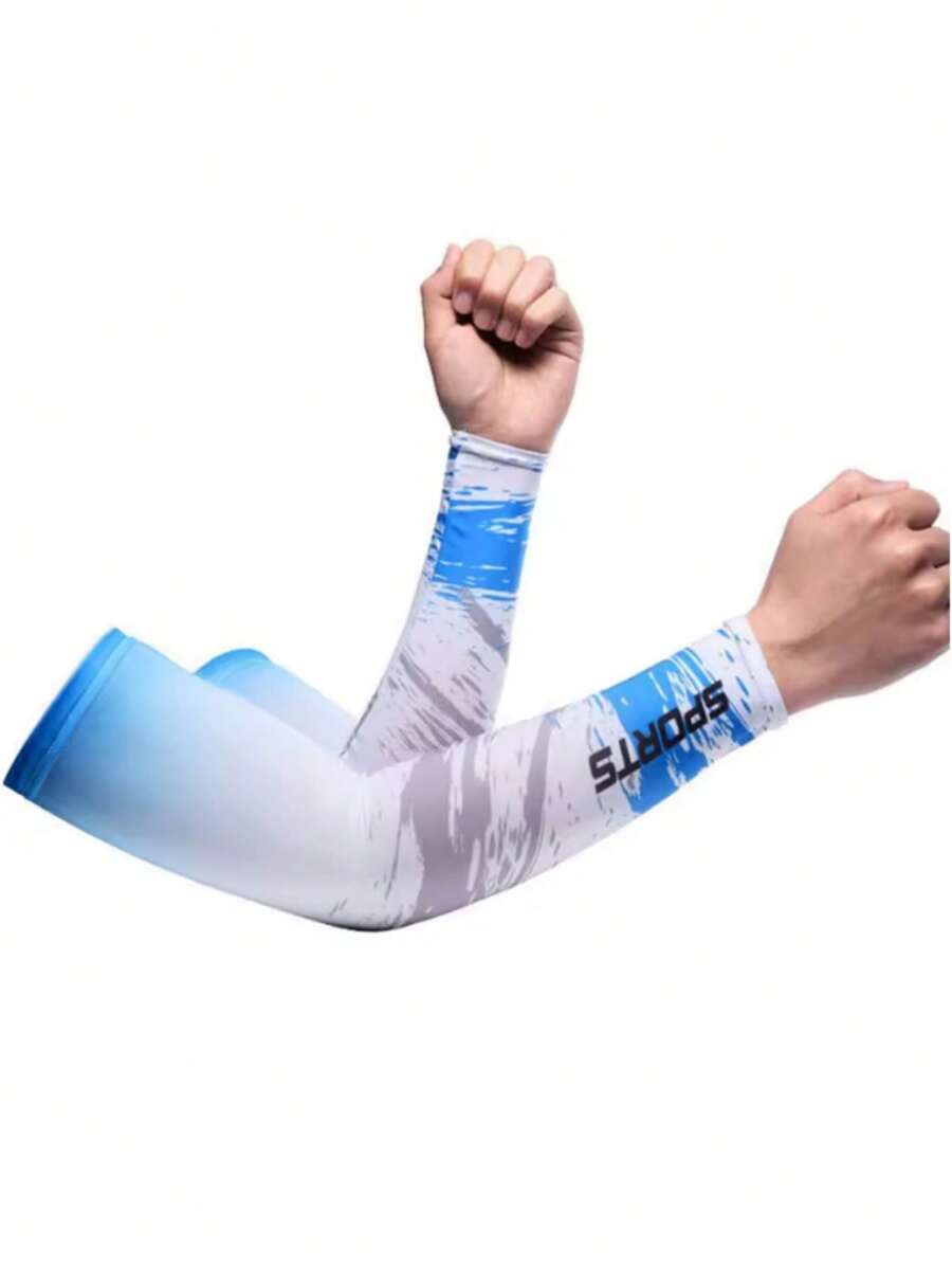 2/4PCS Cooling Arm Sleeves Cover Sports Running UV Sun Protection Outdoor Volleyball Fishing Cycling Sleeves For Hide Tattoo Ice Silk Sleeve Sunscreen Cuff Arm Sleeves Anti-Slip Men Women Long Gloves Outdoor Cool Sport Cycling Visor Summer Sun Protection Equipment, High Elastic Arm Sleeves, Suitable For Outdoor Activities Such As Cycling, Golf, Running And Driving