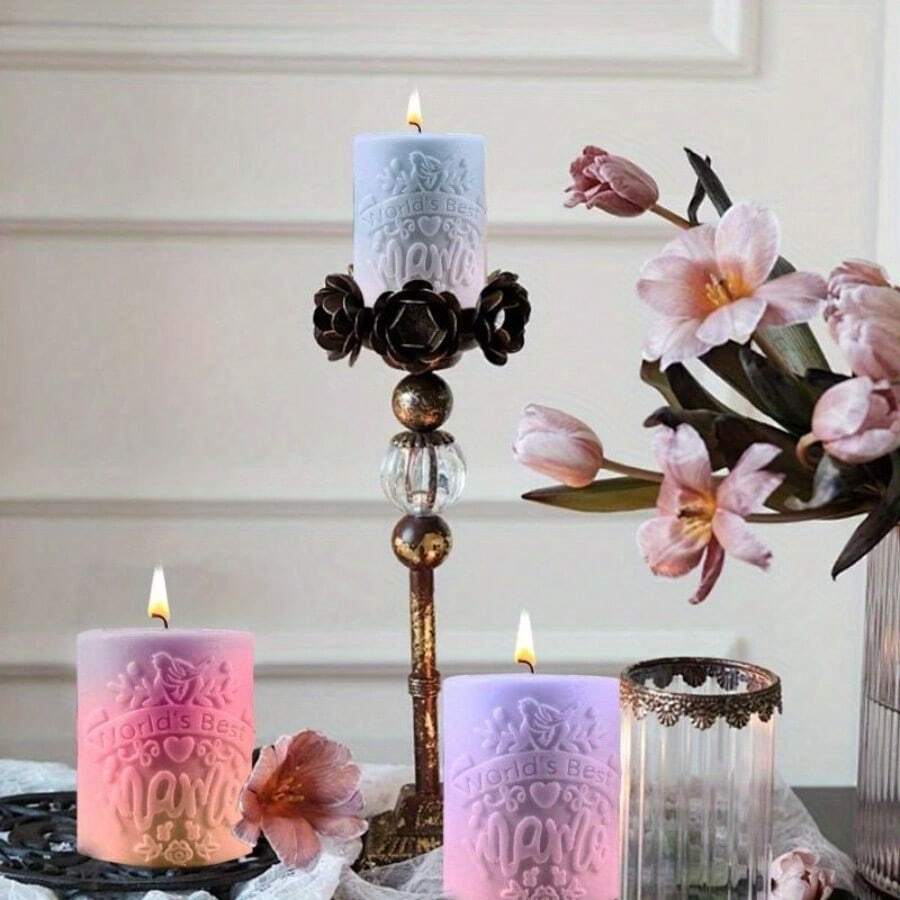 DIY Crystal Dropper Mold, Cylindrical Candle Mold, Dropper Ornament, Silicone Mold