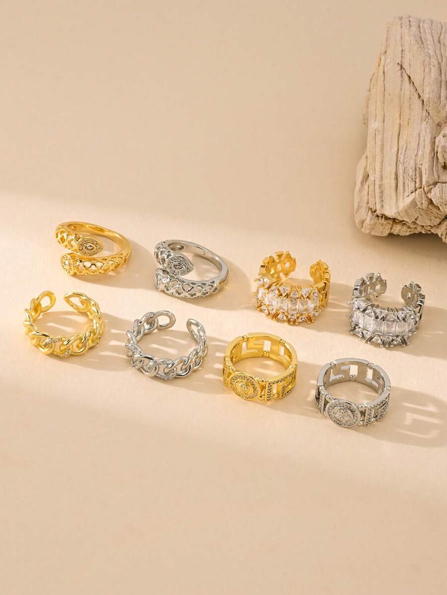 1 Pc Fashionable Luxury Minimalist Ring, Versatile Stylish Women Accessory
