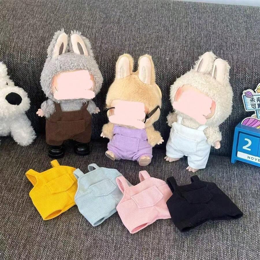 (Vêtements seulement) Nouvelle compatibilité avec des pantalons à bretelles de haute qualité de 1ère, 2ème et 3ème génération. Tenue assortie couleur macaron pour poupée