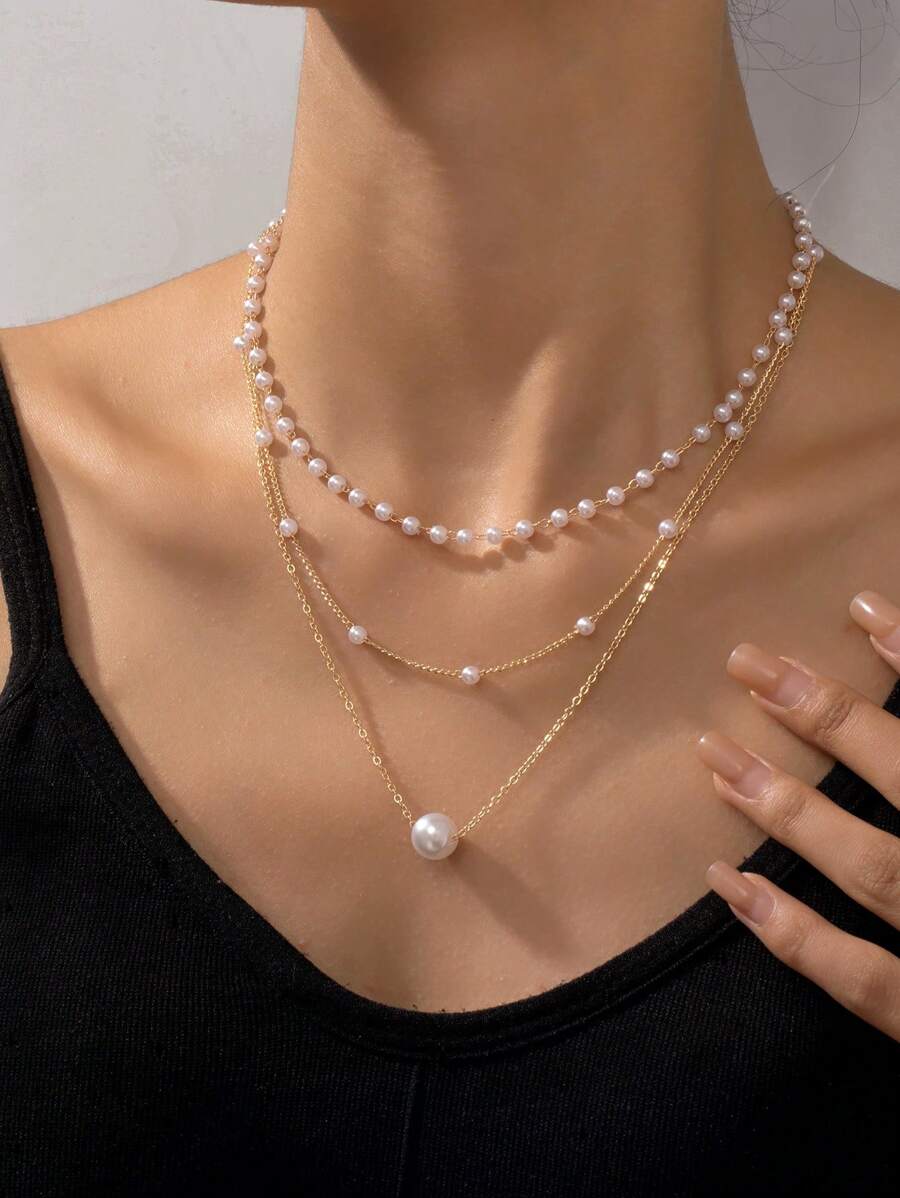 1 pieza Collar de cadena delicado con diseño minimalista y vintage de hueso de serpiente, versátil