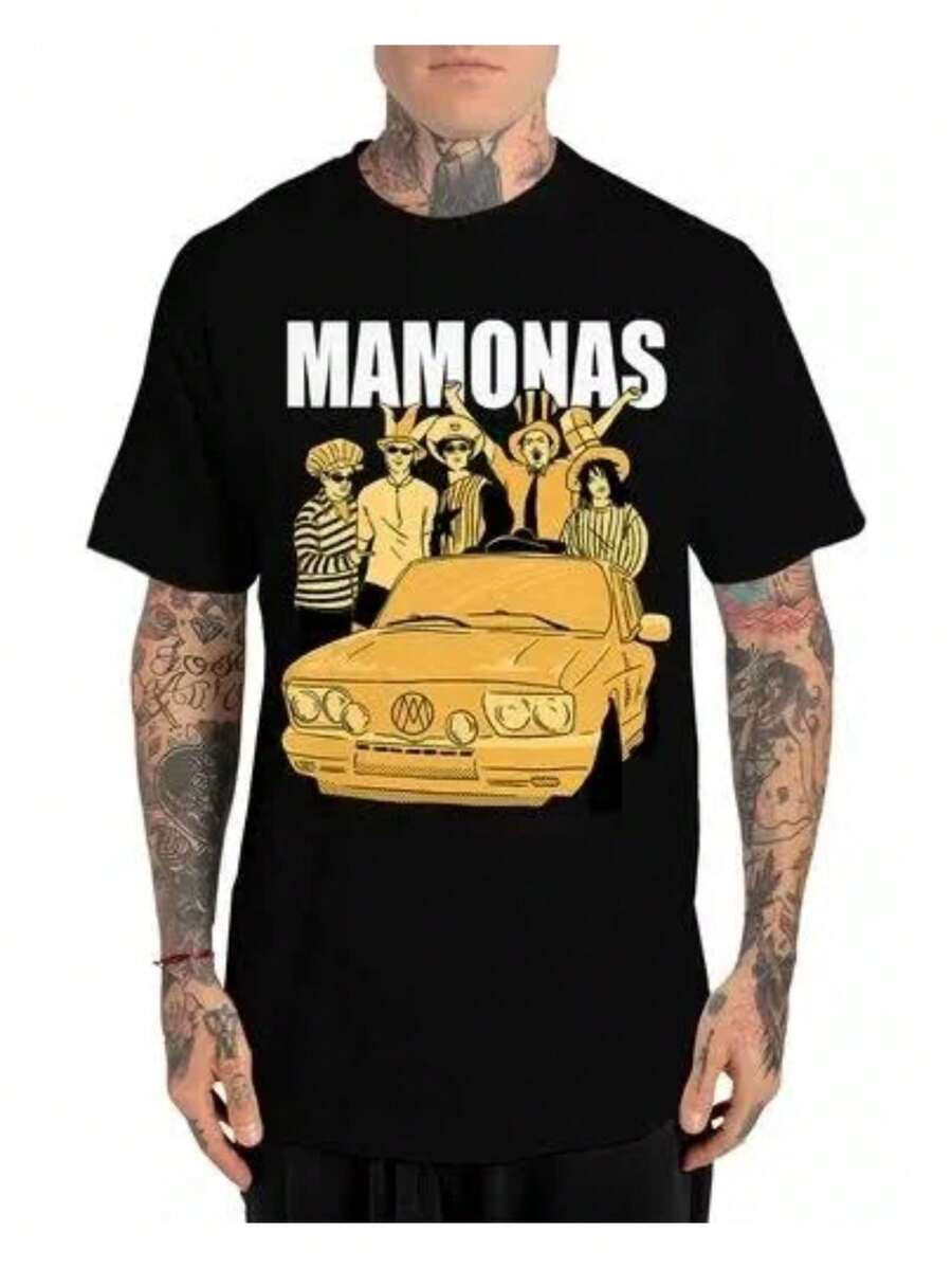 Mamonas Assassinas T-Shirt National Rock Band Brazilian Music Unisex Male Female 100% Cotton Premium Top Streetwear Launch Immediate Shipping Various Colors!! Plus Size