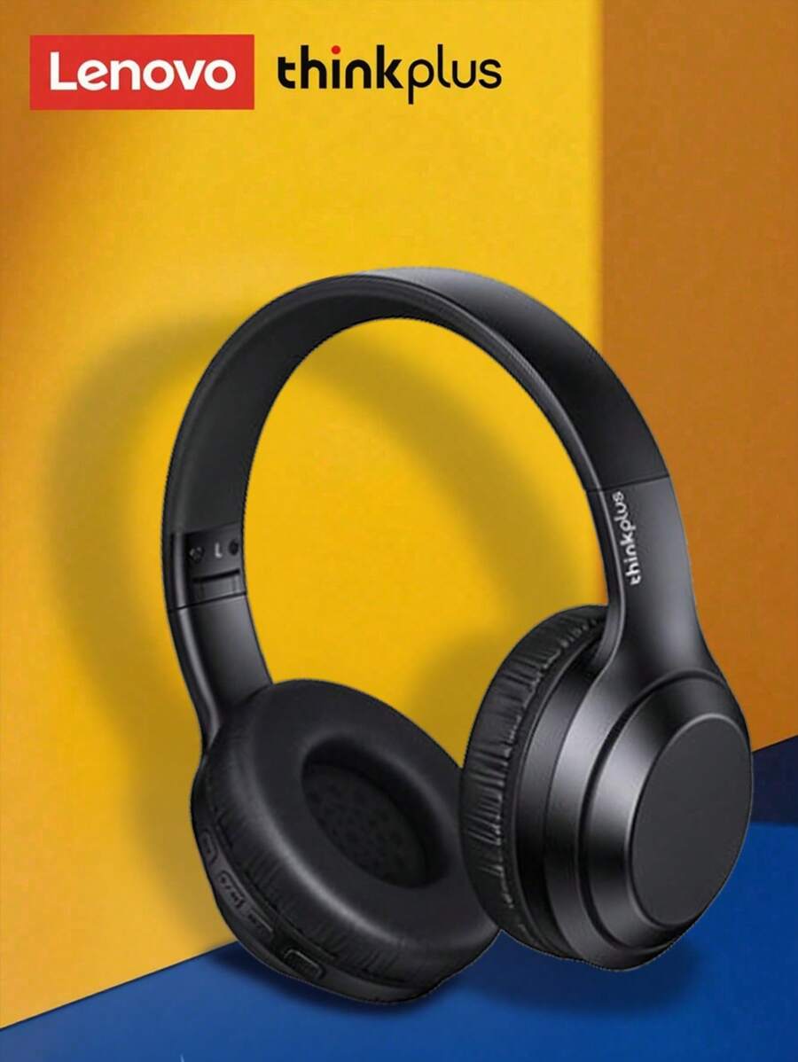 Lenovo Lenovo TH10 Bluetooth Headphones, Passive Noise-Proof, Hi-Fi Bass, Stereo Sound Quality, Suitable For Gaming, Sports, Calls, Compatible With Computers And Phones, Wired & Wireless Dual Mode