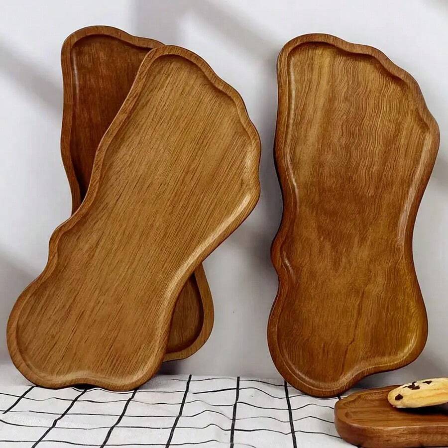 1pc Tray, Serving Tray. Appetizer Tray, Nut Tray, Afternoon Tea Tray, Breakfast Tray, Food Prep Tray, Salad Tray, Tea Tray, Banquet Tray. For Milk, Coffee, Restaurant, Kitchen Counter, Bar, Party, Christmas, Halloween, Jewelry, Sewing, Bathroom Use