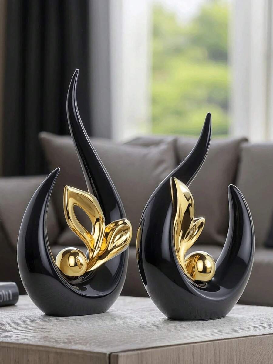 2 Stücke luxuriöse Eingangsbereich Heim-Dekoration Accessoires, ideales Dekorations-Geschenk für Muttertag, Geburtstag, Schulanfang, Abschluss, Hochzeit