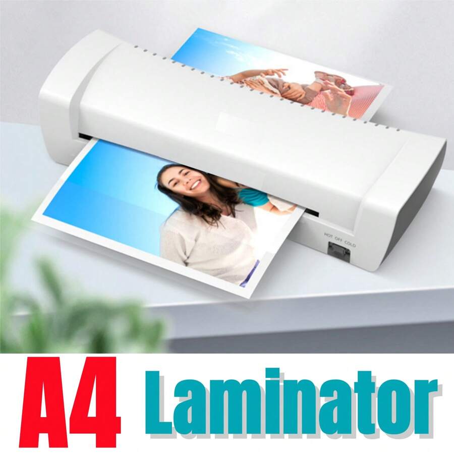 AutoFu A4 A5 A6 Laminator Machine, Hot & Cold Laminator, 230MM Wide, 2-4 Min Warm Up, Laminating Machine Thermal With Laminating Sheets For A4/A5/A6