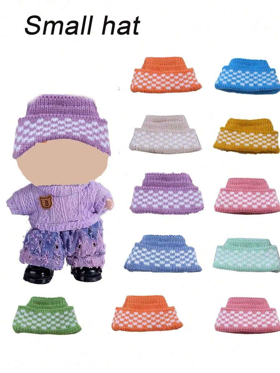 Puppenkleidung für Outfits, Puppenkleid-Hut, Niedliches Puppenausstattung zum Spielen und Ausstellen, Niedliches Puppenausstattung zum Spielen und Ausstellen