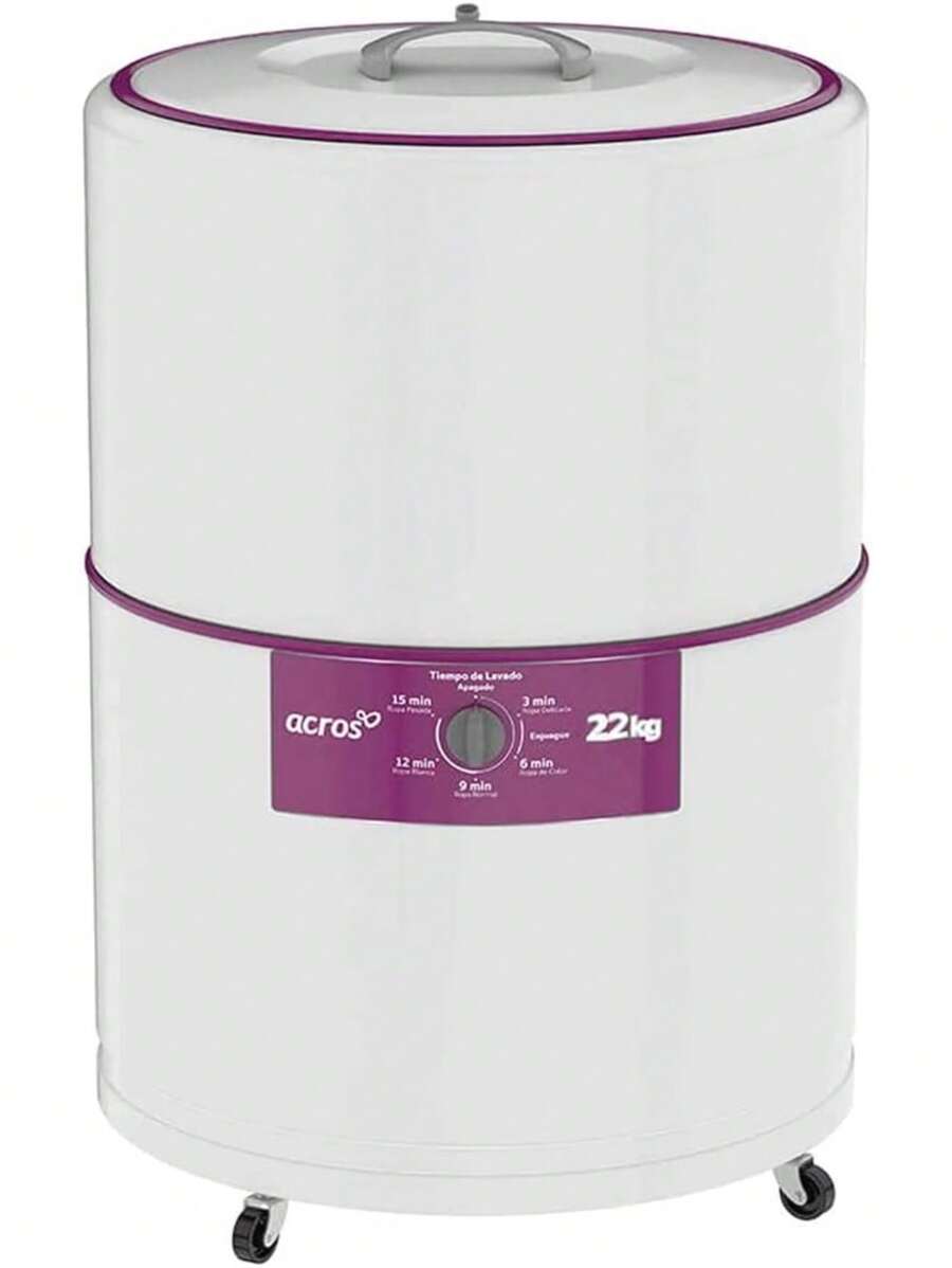 Acros Lavadora 22kg Una Tina Manual Redonda Blanca Modelo ALF-2253EB