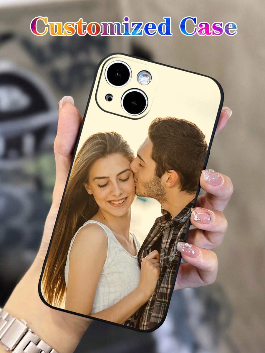 Personalisiertes Paar Foto Handyhülle, Porträt Erinnerungen, Valentinstag Geschenk, Geburtstags Geschenk für Ehemann/Ehefrau/Freundin, Jahrestags Geschenk, Personalisiertes Paar Geburtstags Geschenk, Geschenk für Sie, Personalisierte Foto Handyhülle kompatibel mit S20, S21, S22, S23, S24, A12, A14, A15, A21, A22, A31, 11/13/14/15, Pro Max, 16 Pro Max