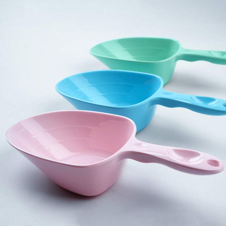 1Pc Food Scoops For Kitchens, Bars, Parties, Weddings, Practical Scoops For Shaved Ice, Pet Food Scoops, Cat And Dog Food Cups, 1 Cup Melamine Food Scoops With Measurement Lines (Including 1 Cup, 1/2 Cup, 1/4 Cup), Melamine Shovels
