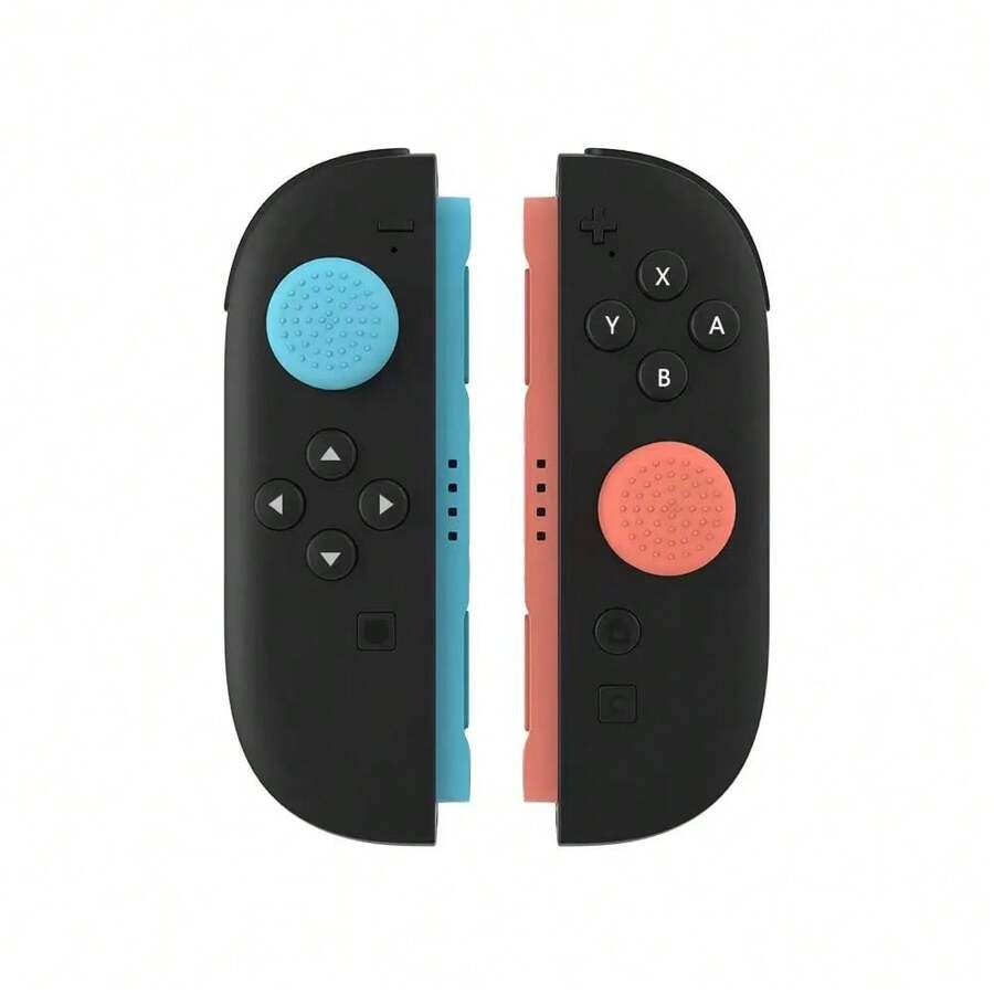 2 Controller Joystick Kappen, Silikongriff Kappen, Thumbstick Abdeckungen, rutschfeste Pilzkappen, Orange, Schwarz, Blau, Geburtstagsgeschenk, Urlaubsgeschenk
