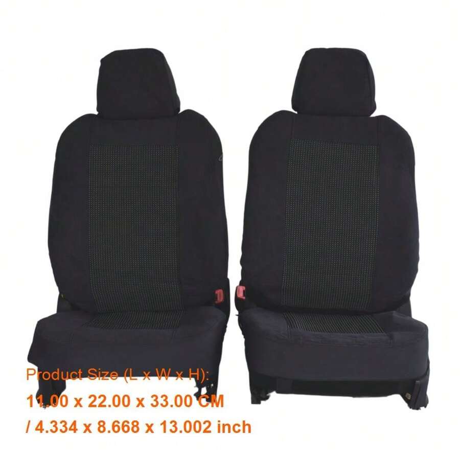 Custom Fit Jacquard Seat Covers For Nissan Frontier Dual Cab (2007-2020) - Durable, Stylish Protection