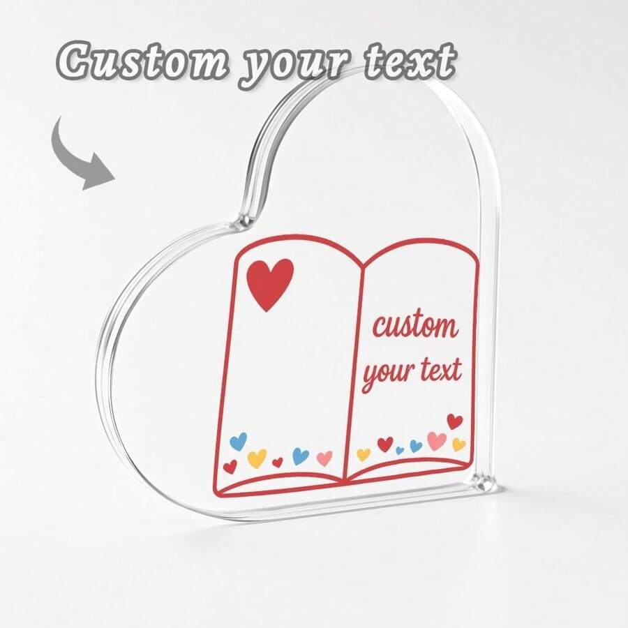 1 Stück acrylische Ornamente, witzige acrylische Hochzeitsgeschenkornamente - personalisierter transparenter Anhänger für beste Freunde, Freund, Brautjungfer, Trauzeugen - einzigartige Dekoration für Hochzeit, Junggesellenabschied, Verlobung, Jahrestag - individuelle Aufbewahrungsdekoration für Schreibtisch, Regal, Schlafzimmer - kreative und herzerwärmende Geschenkidee