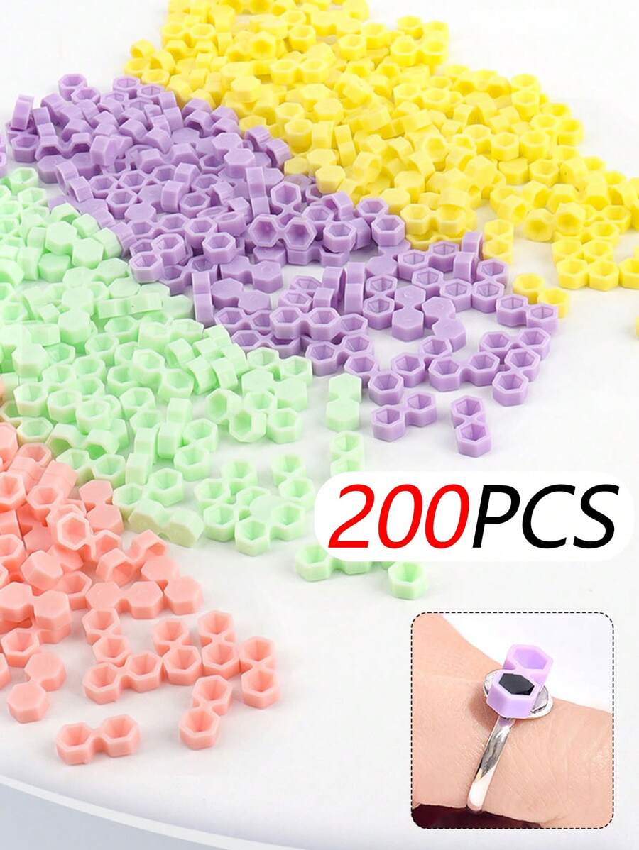200pcs New Eyelash Diamond Glue Cups, 2-Hole Conical Glue Delay Cup, Eyelash Extension Glue Cup, Auxiliary Tool For Eyelash Extension