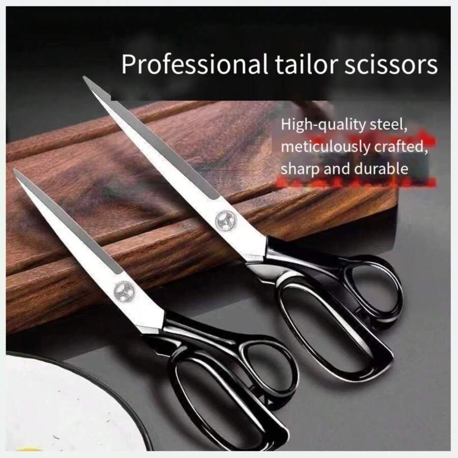 Tijeras de sastre, corte afilado, se pueden usar para cortar telas y cuero artificial delgado, cubriendo sus necesidades