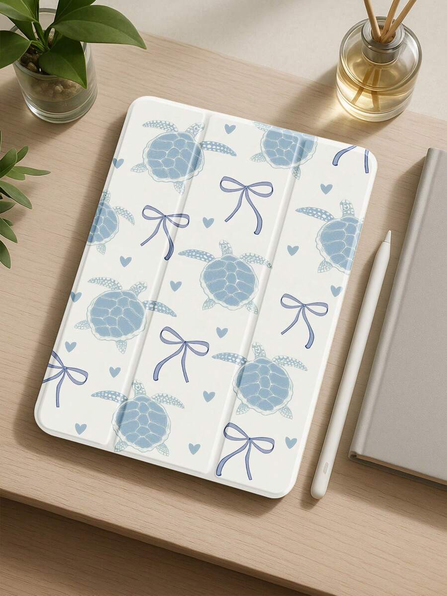 Sea Turtle Case Compatible With Samsung Galaxy Tab/IPad,IPad 9th/8th/7th Generation 10.2 Inch ,New IPad 10th Generation Cover,With Auto Wake/Sleep,Four Corners Anti-Fall