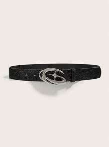 Black Sequin Cross Star