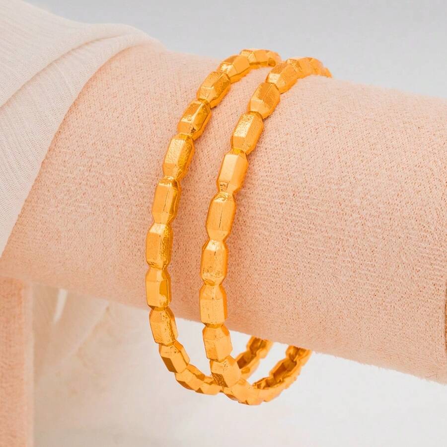 1 pieza Brazalete de moda para mujer de Medio Oriente, joyería nupcial de lujo para damas de Arabia Saudita y Dubái