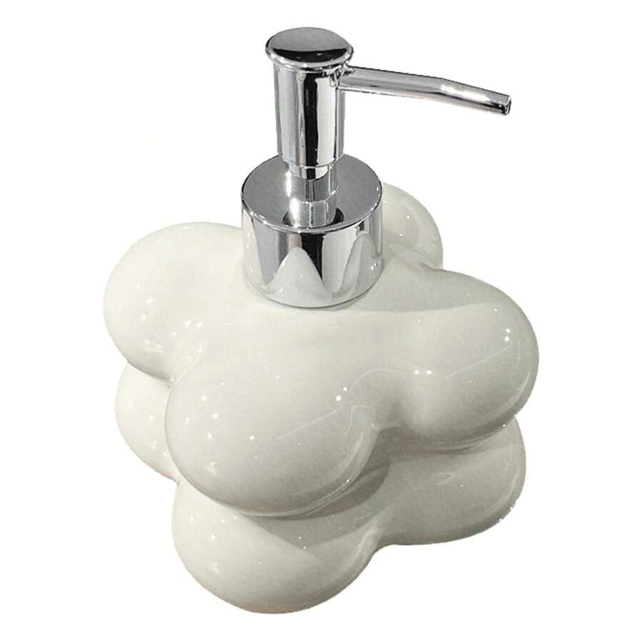 1 set dispensador de jabón de cerámica para el baño, botellas de gel de ducha con decoración de mariposa, dispensador de espuma para gel de ducha