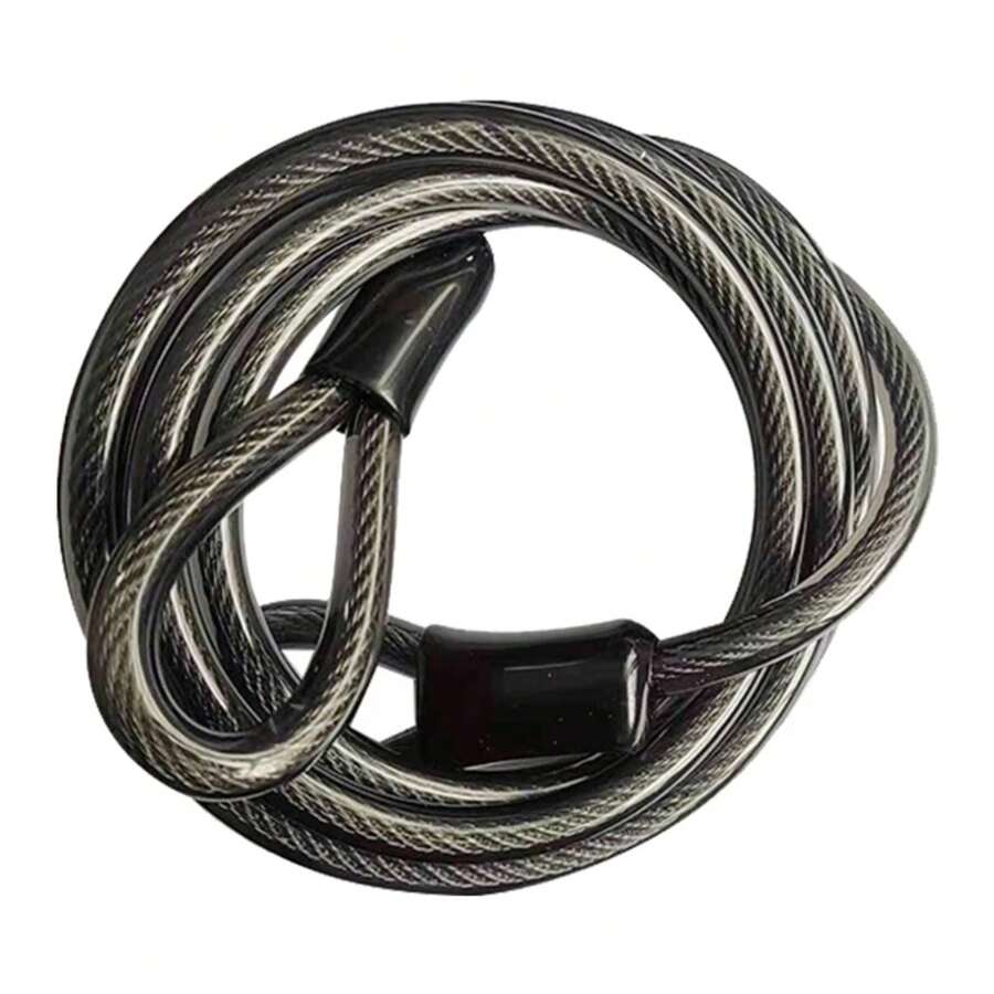 1.8m Lock Cable Mtb Road Anti-Theft Security Steel Wire Lock