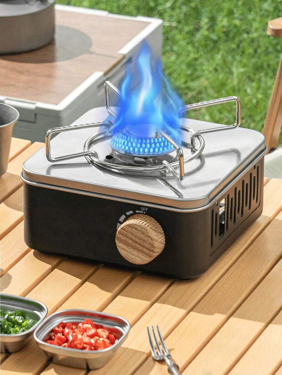 1 pièce, Plusieurs couleurs, 9554 BTU, Réchaud portatif au butane, Réchaud portable, Réchaud de camping extérieur, Réchaud à butane réglable, Réchaud à gaz, Pique-nique, Barbecue de jardin, Pêche, Matériel de cuisine de camping, Randonnée, Réchaud de survie, Chauffage