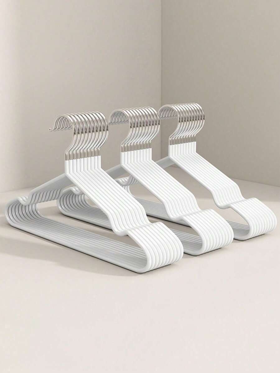 1/4/5/9/11/15/19pcs/Set Anti-Slip Seamless Clothes Hanger, Thickened Adults Vest/Underwear Dedicated Clothes Rack, Suitable For Home Daily Clothing Hanging, Garment Organizing