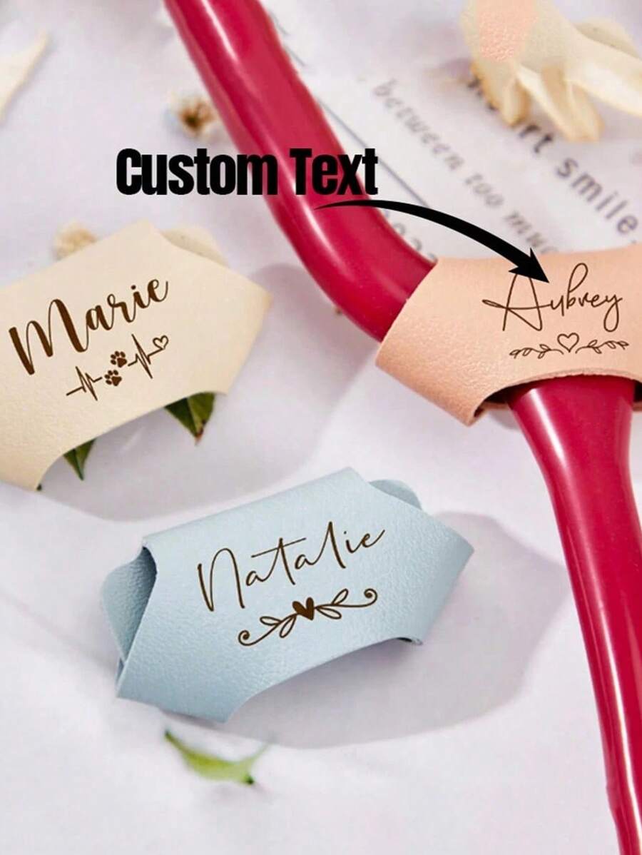 Personalized Stethoscope LD Tag, Custom PU Leather Stethoscope Charms With ID Tag Accessories, Engraved Name Logo,Nurses Week Gift For Nurse Doctor Medical Assistant,Durable,Colorful,Cute,Adorable,Funny,Kawaii,Y2K,Stylish,Unisex,Casual,Custom,Personalized,Unique,Customized,Ideal Gifts For Him,Ideal Gifts For Her,Her,Boyfriend,Girlfriend,Family,Friends