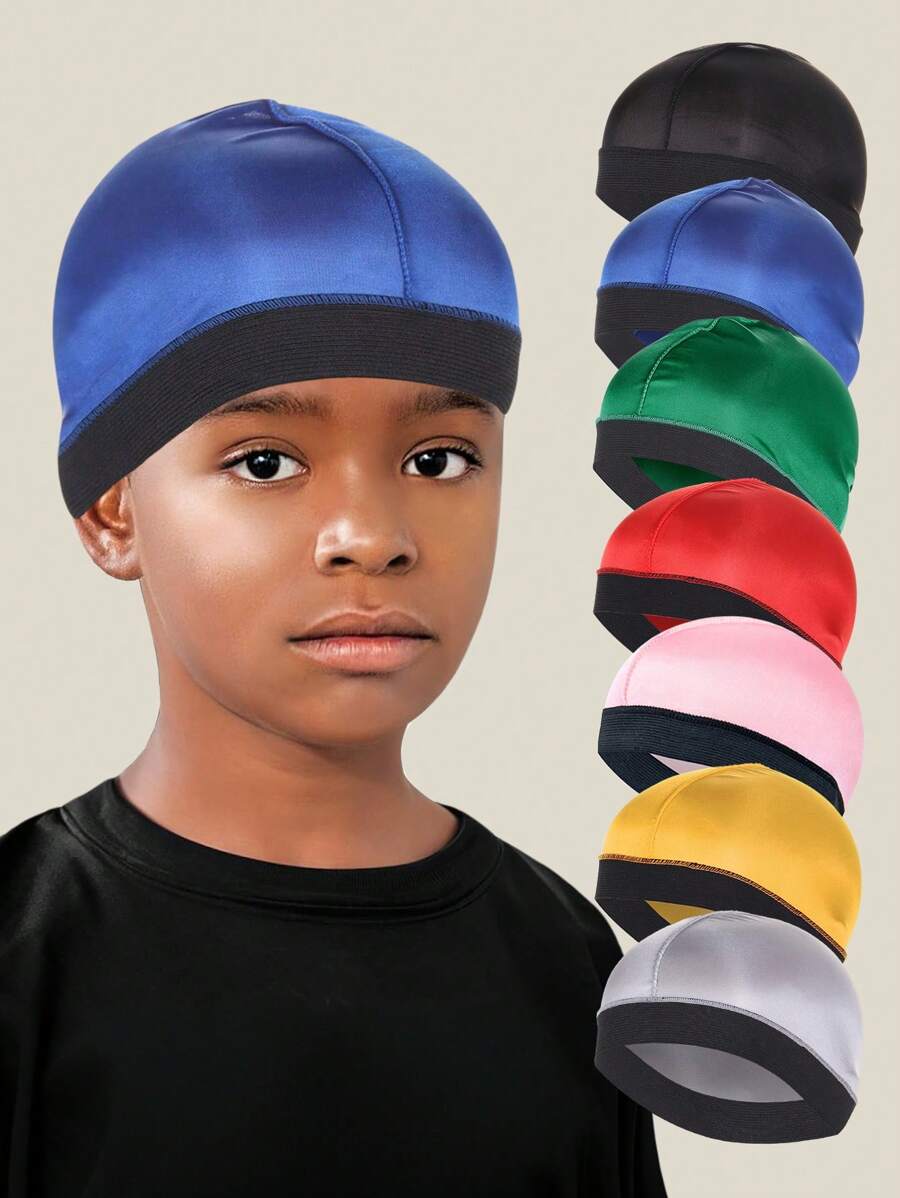 1 pezzo Turbante per bambini, berretto a onda stile turbante traspirante, Sciarpa-cappello casual e confortevole